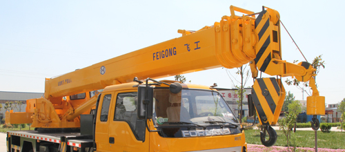 hydraulic truck crane boom
