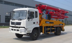 concrete pump truck